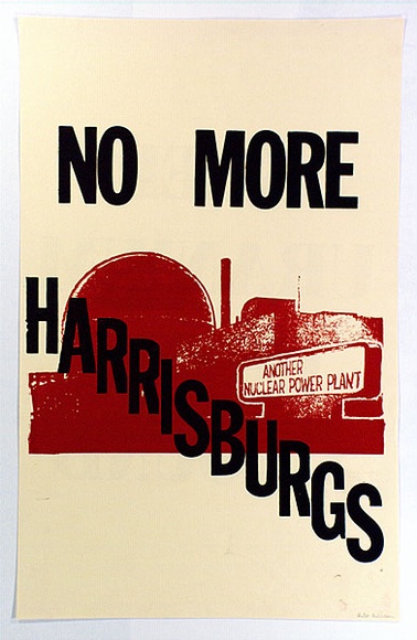 Artist: b'Speirs, Andrew.' | Title: b'No more Harrisburgs [recto]. Keep uranium in the ground [verso]' | Date: (1978-81?) | Technique: b'screenprint, printed in colour, from multiple stencils'