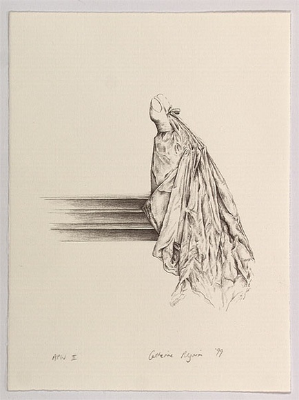 Artist: b'Pilgrim, Catherine.' | Title: b'not titled  [dress on a ledge]' | Date: 1999, 26 February | Technique: b'lithograph, printed in black ink, from one plate'