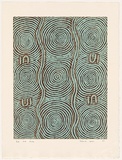 Artist: LYNCH NAPALTJARRI, Valerie | Title: Untitled (1). | Date: 2007 | Technique: open-bite etching and aquatint with colour roll, printed in colour, from multiple plates