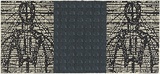 Artist: b'Bryant, Darren' | Title: b'Boundaries of the self.' | Date: 1996 | Technique: b'linocut, printed in colour, from two blocks (black and white); embossing'