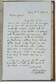 Title: not titled [letter from L. Leichhardt]. | Date: 1859 | Technique: lithograph, printed in black ink, from one stone