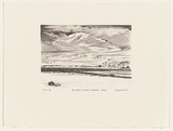 Artist: Elliott, Fred W. | Title: Big Ben, Heard Island, 1953 | Date: 1997, February | Technique: photo-lithograph, printed in black ink, from one stone | Copyright: By courtesy of the artist