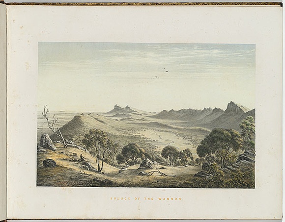 Artist: b'von Gu\xc3\xa9rard, Eugene' | Title: b'Source of the Wannon' | Date: (1866 - 68) | Technique: b'lithograph, printed in colour, from multiple stones [or plates]'