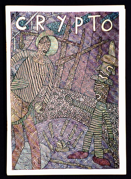 Artist: VARIOUS ARTISTS | Title: Crypto Graphic (Two figures). | Date: c.1990 | Technique: offset-lithograph