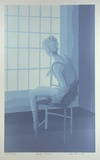 Artist: Brown, Alison. | Title: Mindy's dream | Date: 1985 | Technique: screenprint, printed in blue ink, from 14 screens