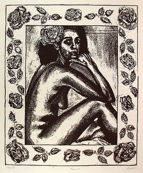 Artist: b'Walters, Kath.' | Title: b'Woman II' | Date: 1989 | Technique: b'lithograph, printed in black ink, from one stone'