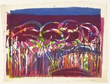 Artist: b'Grey-Smith, Guy' | Title: b'Wattles' | Date: 1973 | Technique: b'screenprint, printed in colour, from five stencils'