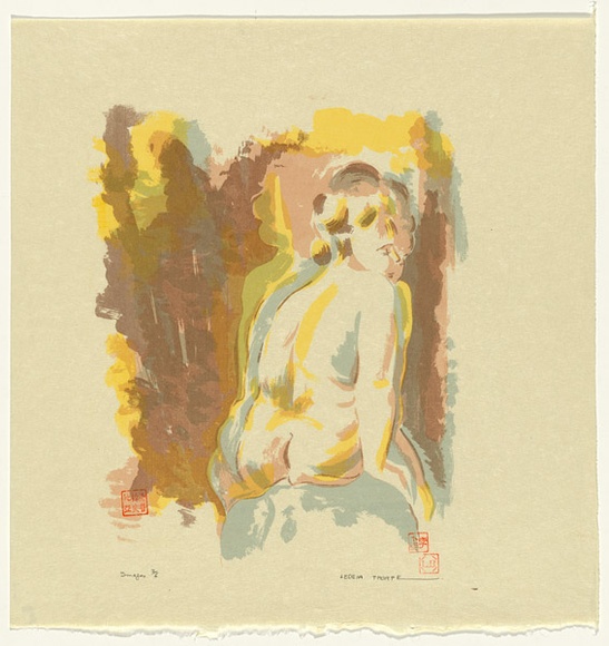 Artist: Thorpe, Lesbia. | Title: Images | Date: 1981 | Technique: screenprint, printed in colour, from four stencils