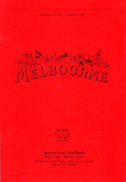 Title: b'Catalogue no. 15 Melbourne 1847-1890.'