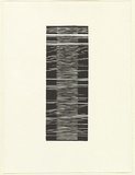 Artist: b'Wilson, Margaret.' | Title: b'Abeam' | Date: 1990 | Technique: b'woodcut, printed in black ink, from one plywood block'