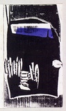 Artist: Raft, Emanuel. | Title: Greeting card | Date: c.1966 | Technique: collograph; watercolour