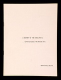 Artist: b'Penny, Simon.' | Title: b'A History of the Bossa Nova. A book containing [10] pp., including 4 illustrations.' | Date: 1983