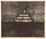 Artist: b'Bowen, Dean.' | Title: b'Boat' | Date: 1991 | Technique: b'etching, printed in black ink, from one plate'