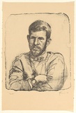 Artist: b'EWINS, Rod' | Title: b'Garth.' | Date: 1963 | Technique: b'lithograph, printed in black ink, from one stone'