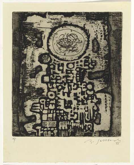 Artist: b'SELLBACH, Udo' | Title: b'not titled' | Date: 1960-80 | Technique: b'etching'