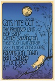 Artist: LITTLE, Colin | Title: Cat's nite out | Date: 1976 | Technique: screenprint, printed in colour, from two stencils
