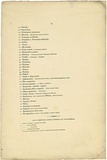 Artist: Bauer, Ferdinand. | Title: Contents page (ii). | Date: 1806-13 | Technique: engraving, printed in black ink, from one plate; letterpress