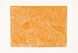 Artist: Marika, Banduk. | Title: Jurrumatji gu gaytjurr | Date: 1987 | Technique: linocut, printed in yellow ochre ink, from one block | Copyright: © Banduk Marika. Licensed by VISCOPY, Australia