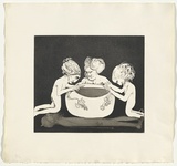 Artist: BOYD, Arthur | Title: The women's vow. | Date: (1970) | Technique: etching and aquatint, printed in black ink, from one plate | Copyright: Reproduced with permission of Bundanon Trust