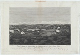 Title: bView of part of Sydney, the capital of New South Wales. Taken from Dawes's Point. | Date: 1812 | Technique: b'engraving, printed in black ink, from one copper plate'