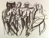 Artist: b'Furlonger, Joe.' | Title: b'3 models' | Date: 1989 | Technique: b'lithograph, printed in black ink, from one stone'