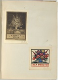 Artist: FEINT, Adrian | Title: Bookplate: F. Mary F. White. | Date: 1925 | Technique: etching, printed in brown ink with plate-tone, from one plate | Copyright: Courtesy the Estate of Adrian Feint