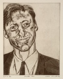 Artist: b'Miller, Lewis.' | Title: b'Michael Bell' | Date: 1994 | Technique: b'etching, printed in black ink, from one plate' | Copyright: b'\xc2\xa9 Lewis Miller. Licensed by VISCOPY, Australia'