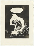 Artist: BOYD, Arthur | Title: (with oval hole). | Date: 1973-74 | Technique: aquatint, printed in black ink, from one plate | Copyright: Reproduced with permission of Bundanon Trust