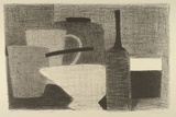 Artist: Lincoln, Kevin. | Title: Grey saucepan | Date: 2002, April | Technique: lithograph, printed in deep grey ink, from one stone