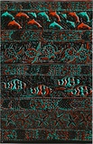 Artist: b'REDBACK GRAPHIX' | Title: b'Wrapping paper: Marine life' | Date: 1986 | Technique: b'screenprint, printed in colour, from three stencils'