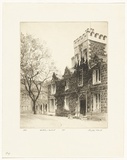 Artist: PLATT, Austin | Title: Hutchins, Hobart | Date: 1937 | Technique: etching, printed in black ink, from one plate