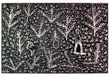 Artist: Kngwarreye, Janice. | Title: not titled [No.7] | Date: 1990 | Technique: woodcut, printed in black ink, from one block