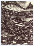 Artist: Burgess, Rachel. | Title: Out of time | Date: 1994 - 1995 | Technique: lithograph, printed in black ink, from one plate