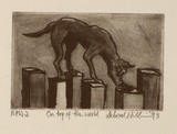 Artist: b'Williams, Deborah.' | Title: b'On top of the world' | Date: 1993 | Technique: b'etching and roulette, printed in black ink, from one plate, with plate-tone'