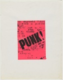 Artist: b'Johnson, Tim.' | Title: b'Punk' | Date: 1979 | Technique: b'screenprint, printed in colour, from multiple stencils' | Copyright: b'\xc2\xa9 Tim Johnson'