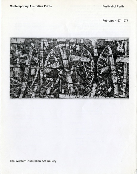 Title: b'Exhibition catalogue | Contemporary Australian prints. Festival of Perth. Perth, Western Australia,  4 - 27 February 1977.' | Date: 1977