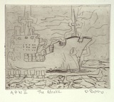 Artist: Bowers, David. | Title: The Adriake | Date: 1993 | Technique: etching, printed in black ink, from one plate