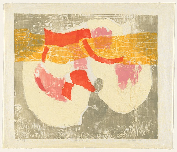 Artist: b'Buckley, Sue.' | Title: b'Return to spring.' | Date: 1965 | Technique: b'woodcut, printed in colour' | Copyright: b'This work appears on screen courtesy of Sue Buckley and her sister Jean Hanrahan'
