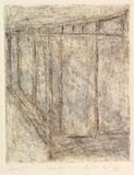 Artist: b'Bragge, Anita.' | Title: b'House' | Date: 1998, December | Technique: b'etching, sugarlif and aquatint, printed in colour, from two plates'