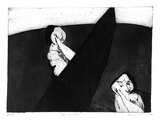 Artist: b'BALDESSIN, George' | Title: b'Neighbours.' | Date: 1964 | Technique: b'etching and aquatint, printed in black ink, from one plate'