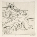 Artist: b'Coventry, Frederick.' | Title: b'The invalid.' | Date: 1929-30 | Technique: b'engraving, printed in black ink, from one copper plate'