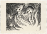 Artist: b'BOYD, Arthur' | Title: b'The ordeal by fire.' | Date: (1965) | Technique: b'lithograph, printed in black ink, from one plate' | Copyright: b'Reproduced with permission of Bundanon Trust'