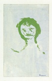 Artist: SHEARER, Mitzi | Title: not titled | Date: c.1965 | Technique: monotype, printed in colour from one plate