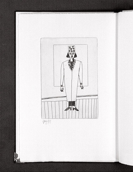 Artist: b'Jenyns, Bob.' | Title: b'not titled.' | Date: 1987 | Technique: b'etching, foul biting'