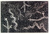 Artist: b'Petyarre Dobbs, Pauline.' | Title: b'not titled [No.24]' | Date: 1990 | Technique: b'woodcut, printed in black ink, from one block'