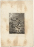 Title: A man from the Sandwich Islands, dancing | Date: 1784 | Technique: etching and engraving, printed in black ink, from one plate