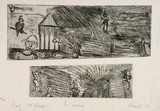 Artist: b'SHEARER, Mitzi' | Title: b'Oh, what a circus!' | Date: 1980-87 | Technique: b'etching, printed in black ink with plate-tone, from two  plates'