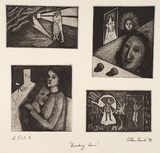 Artist: b'Bourke, Collien.' | Title: b'Breaking dawn' | Date: 1990 | Technique: b'etching, printed in black ink with plate-tone, from four copper plates'