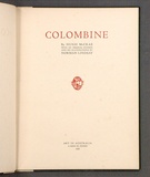 Title: b'Colombine.' | Date: 1920 | Technique: b'etching, printed in black ink, from one copper plate; letter press text'