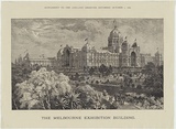 Artist: HARRALL, G.H. | Title: The Melbourne Exhibition Building. | Date: 1880 | Technique: wood-engraving, printed in black ink, from one block